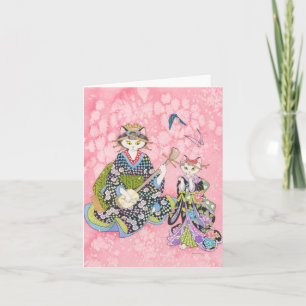 Cartão "The dance lesson" note card