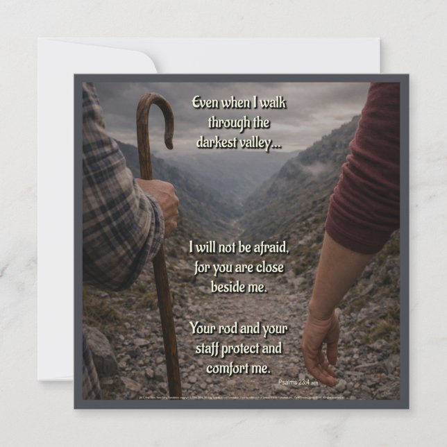 Cartão The darkest valley (Frente)