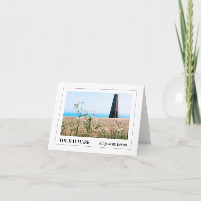 Cartão The Daymark, Kingswear, Devon (Frente)