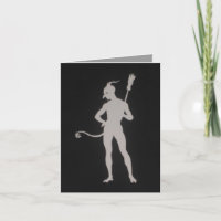 The Devil's Pose Greeting & Note Card