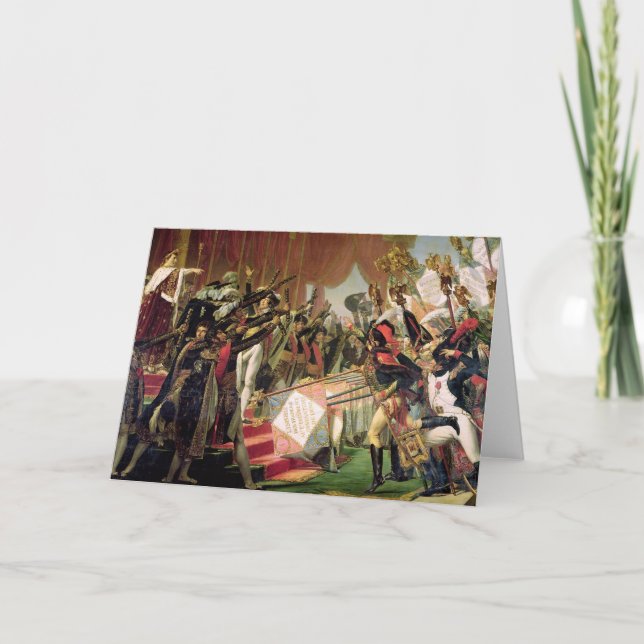 Cartão The Distribution of the Eagle Standards (Frente)