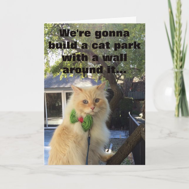 Cartão The dogs are gonna pay for it. (Frente)