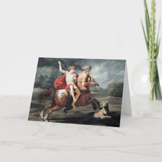 Cartão The Education of Achilles Fine Art Greetings Card