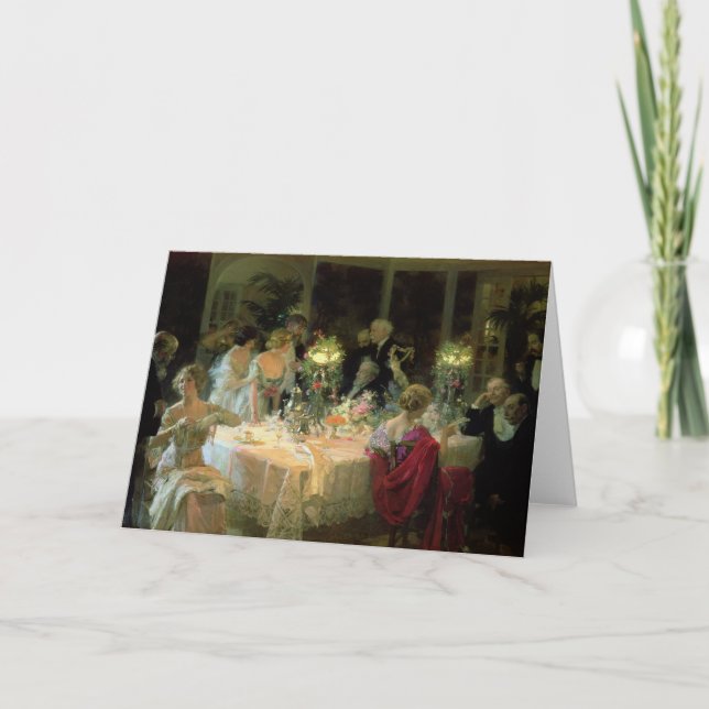 Cartão The End of Dinner, 1913 (Frente)