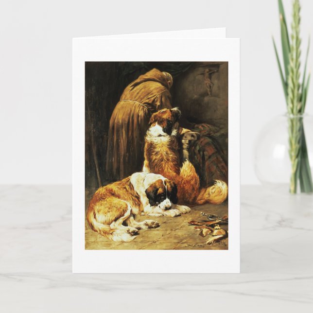 Cartão The Faith of St. Bernard (Frente)