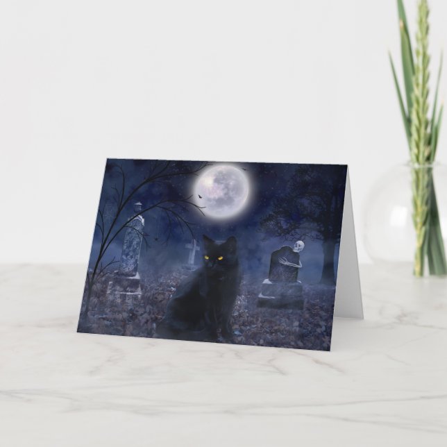 Cartão "The Familiar" Halloween Card (Frente)