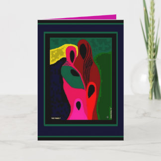 Cartão THE FAMILY Greeting Card by Artist Brenda Phillips