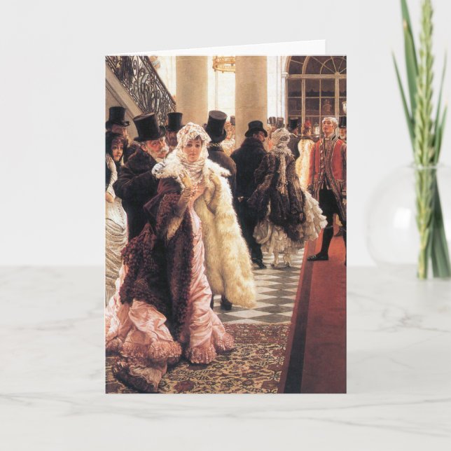 Cartão The fashionable woman by James Tissot (Frente)