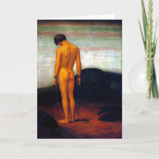 Cartão The Feeling of Dependence Fine Art Greetings Card