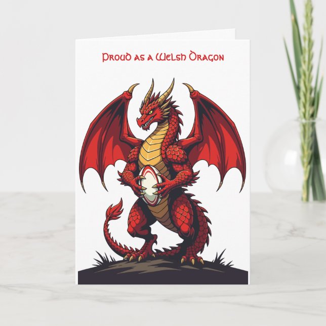 Cartão The Fierce Focus Of Kickoff Red Dragon (Frente)