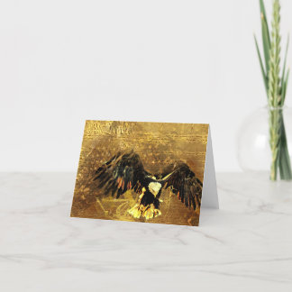 Cartão The Flag and the Eagle