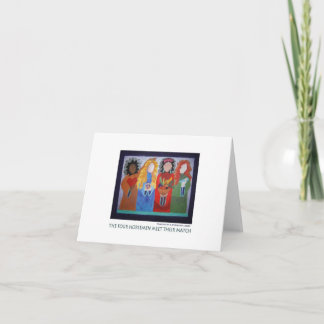 Cartão The Four Horsemen Meet Their Match