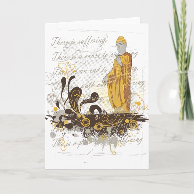 Cartão The Four Noble Truths (Frente)