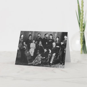 Cartão The Freud Family, c.1876