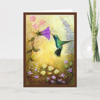 Cartão The Garden Guest Blank Greeting Card