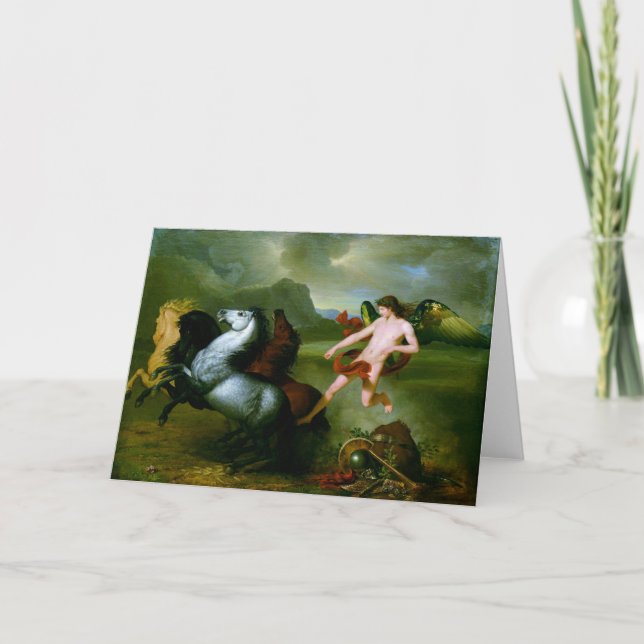 Cartão The Genius of Peace Fine Art Greetings Card (Frente)