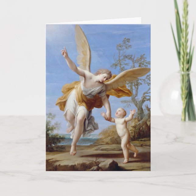 Cartão "The Guardian Angel" greeting card (Frente)