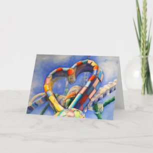 Cartão "The Heart of Watts" Greeting Card