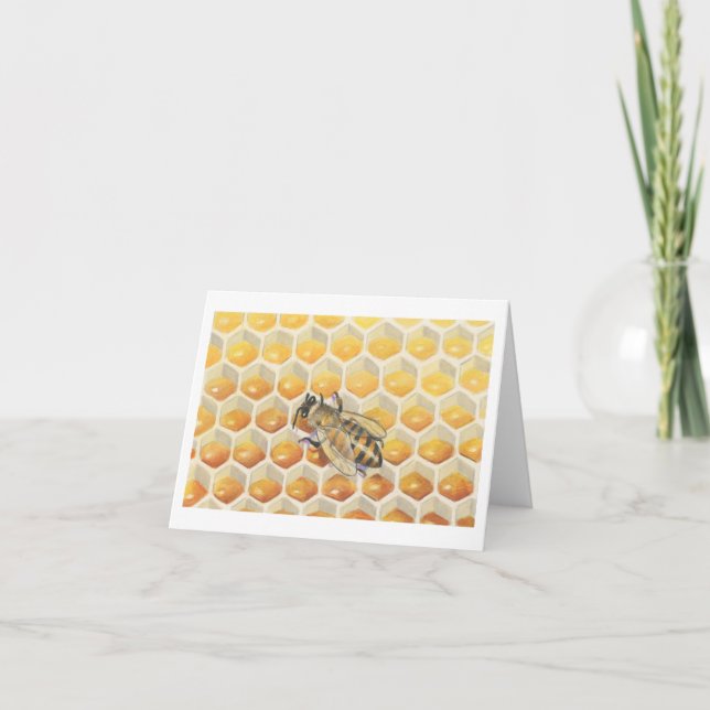 Cartão The Honey Bee Note Card (Frente)