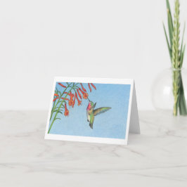 Cartão The Hummingbird Note Card