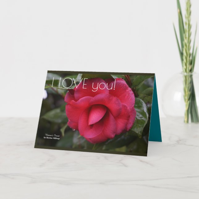 Cartão The "I LOVE you" Greeting Card (Frente)