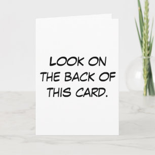 Cartão The idiot card