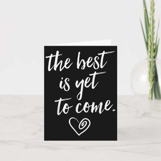 Cartão The Is Yet To Come  (Frente)