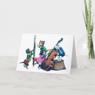 Cartão The Jazz Cats Band