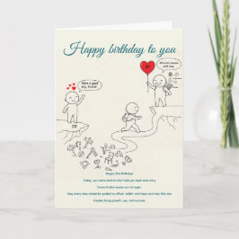 Cartão The Journey Continues,birthday