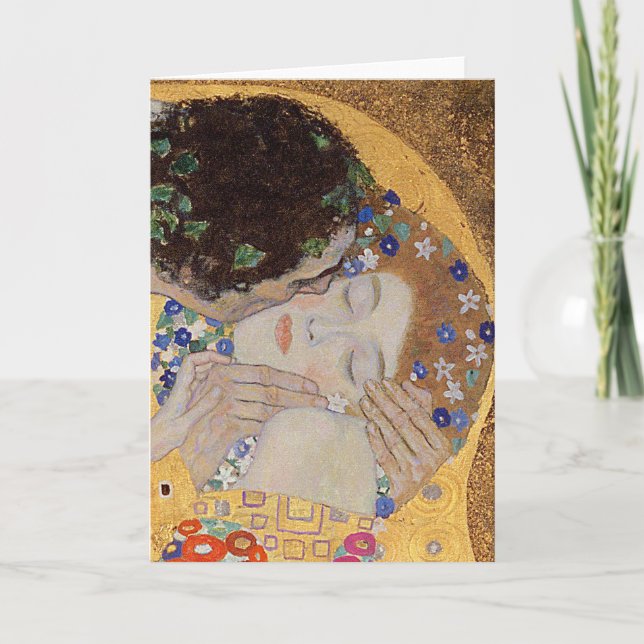 Cartão The Kiss, 1907-08 (Frente)