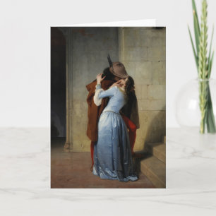 Cartão The Kiss / Il Bacio greeting card
