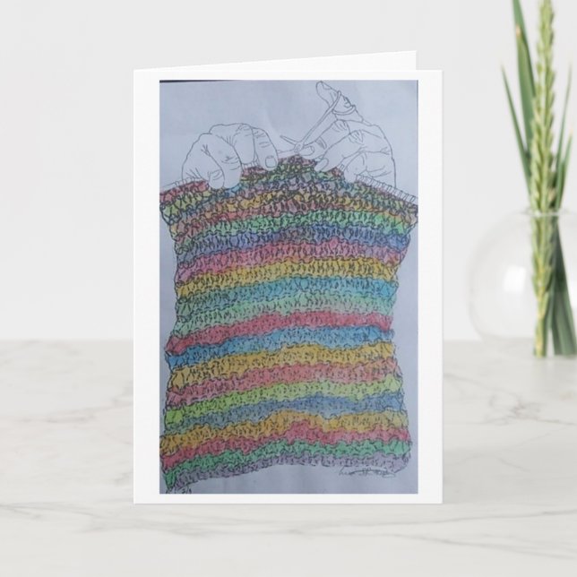 Cartão the knitter (Frente)