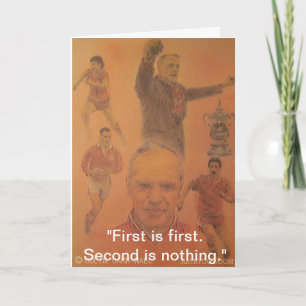 Cartão The Kop Kings Greeting Card by Colin Carr-Nall