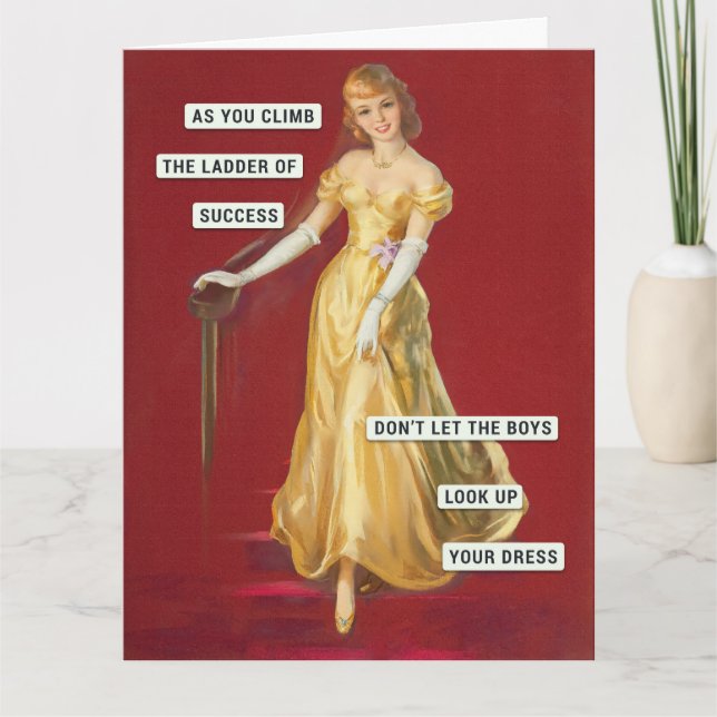 Cartão The Ladder of Success (Frente)