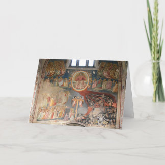 Cartão The Last Judgment - Scrovegni Chapel, Italy - 
