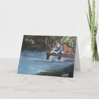 Cartão The Little Fisherman Greeting Card