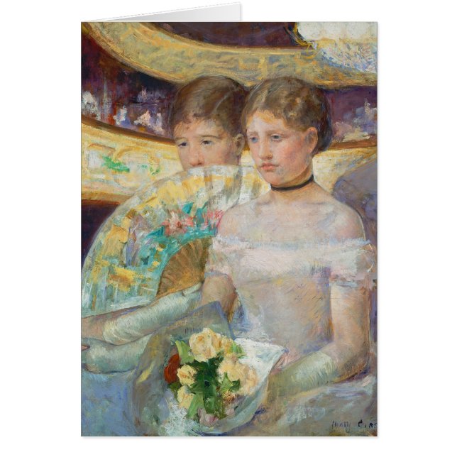 Cartão The Loge, 1882 (óleo na canvas) (Frente)