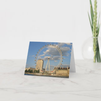 Cartão The London Eye - blank NoteCard