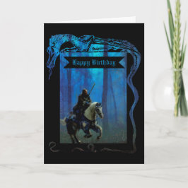 Cartão The Lone Knight: A Journey Through the Mist