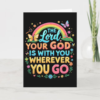 Cartão The Lord Your God Christian Vbs 2025 True North Ro