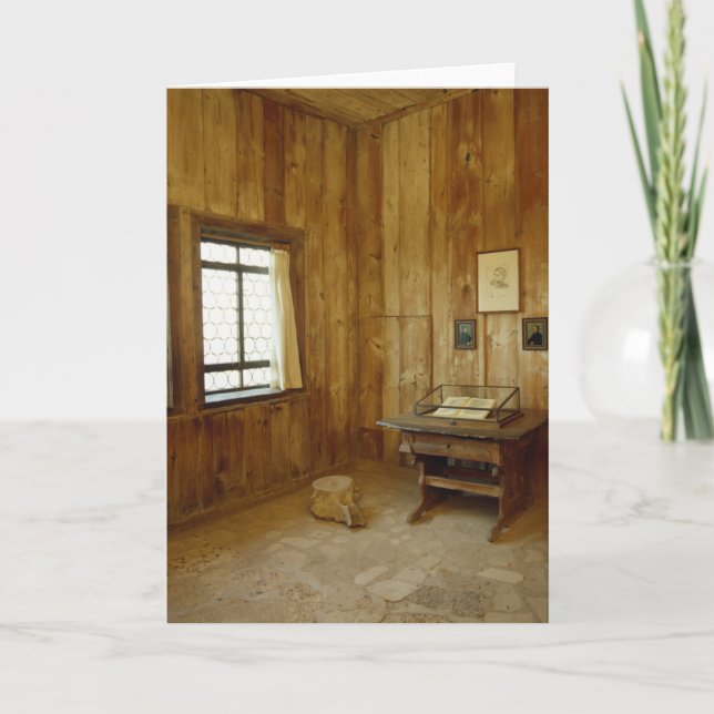 Cartão The Luther Room in Wartburg Castle (Frente)