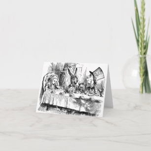 Cartão The Mad Hatter's Tea Party