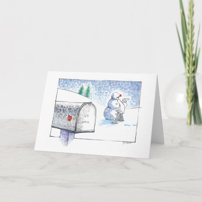 Cartão The Mailbox card - horizontal (Frente)