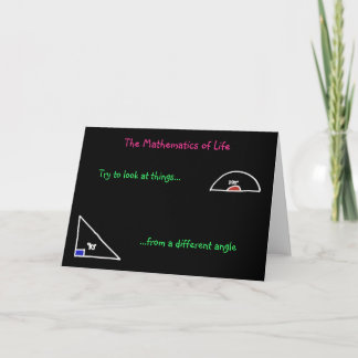 Cartão 'The Mathematics of Life' Card