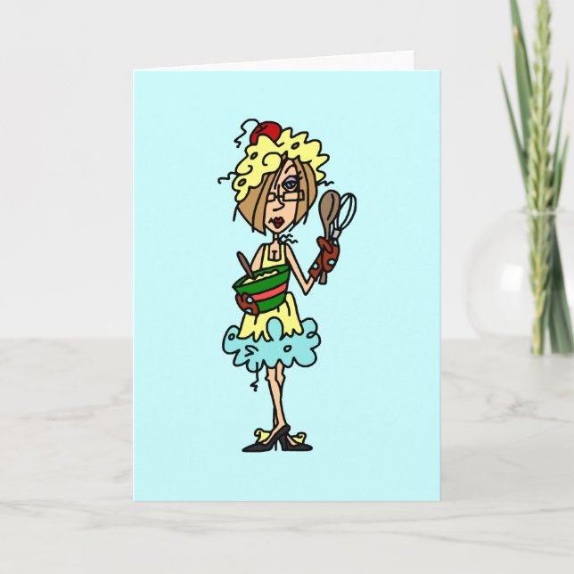 Cartão The Messy Cook T-shirts and Gifts (Frente)