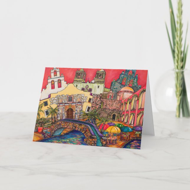 Cartão The Missions San Antonio Greeting Card (Frente)