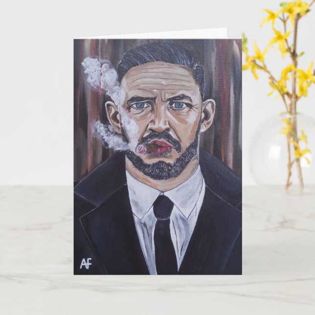 Cartão The Mobster Painting by Alfred Fox (Flor Amarela)