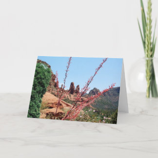 Cartão The Mystery of the Red Rocks-blank card