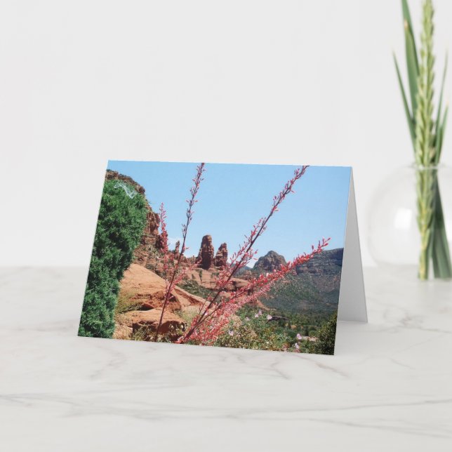 Cartão The Mystery of the Red Rocks-blank card (Frente)