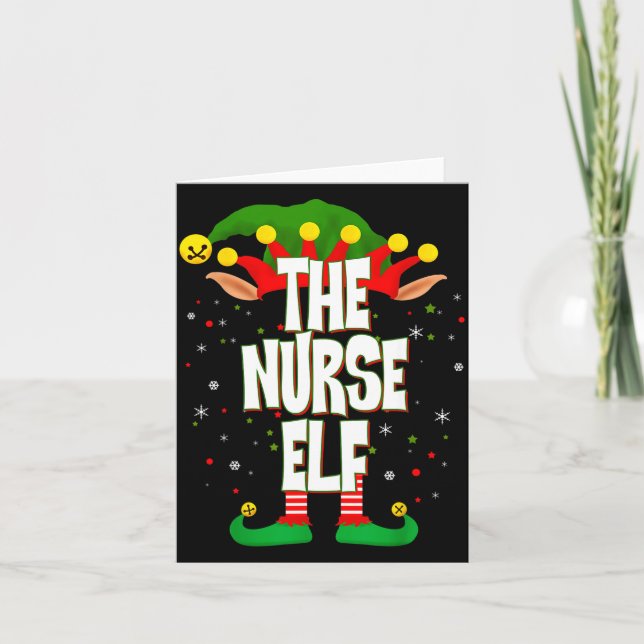 Cartão The Nurse Elf Christmas  (Frente)